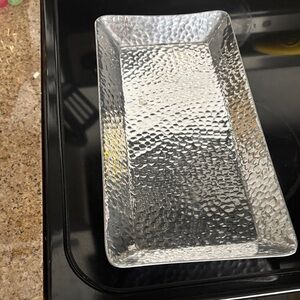 Threshold Silver Rectangular Serving Tray